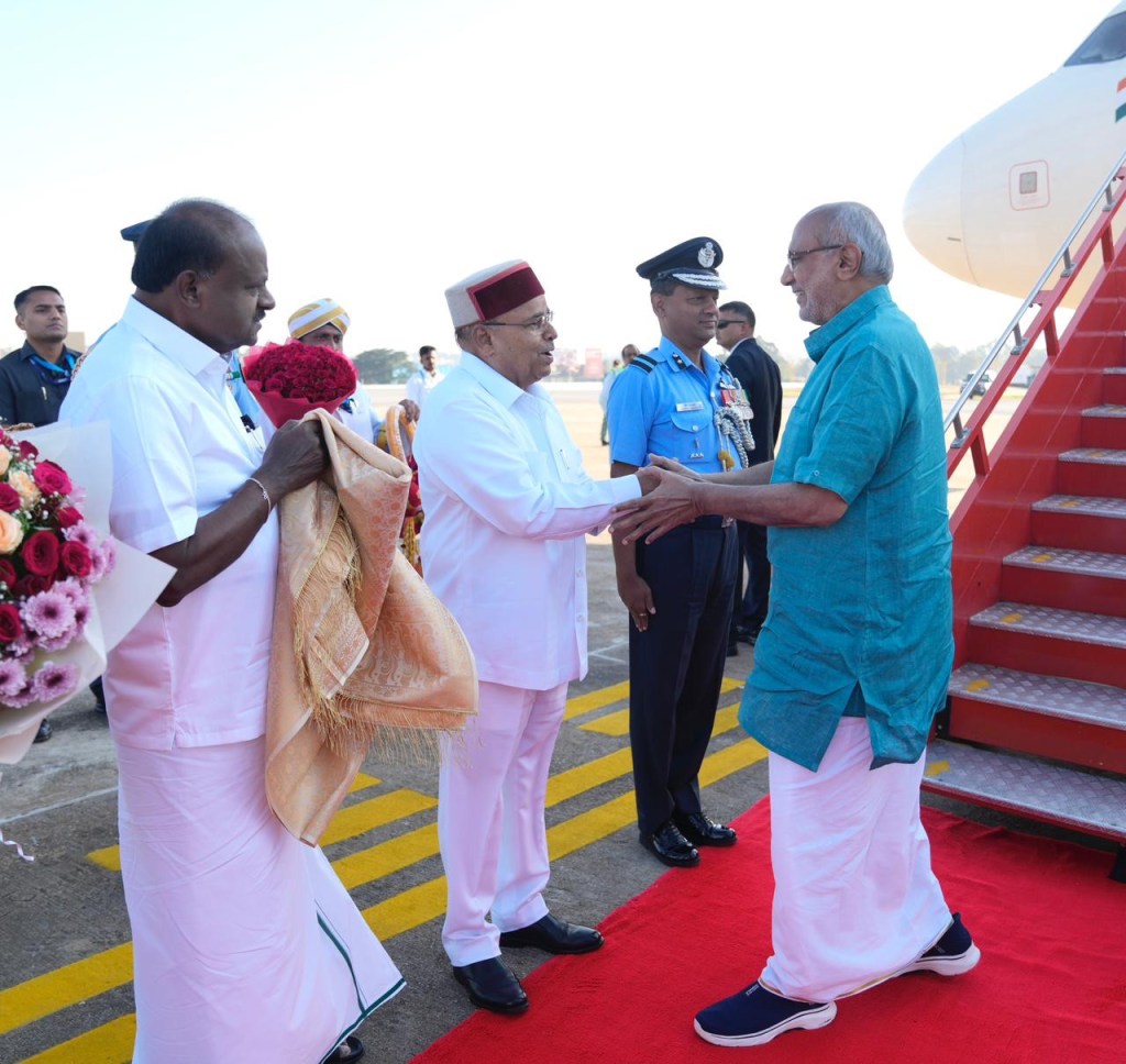 ಉಪರಾಷ್ಟ್ರಪತಿ ಸಿ.ಪಿ. ರಾಧಾಕೃಷ್ಣನ್ ಕರ್ನಾಟಕಕ್ಕೆ ಪ್ರಥಮ&nbsp;ಭೇಟಿ